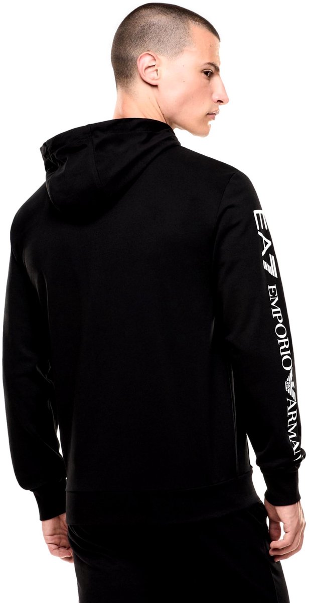 Ea7 Emporio Armani 7m000568_af13512 Sweatshirt Met Rits Zwart L Man