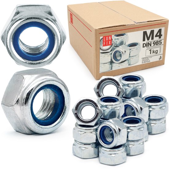 RVS Zeskantmoer M4 - Per 50 stuks - Scherp geprijsd! - DIN 934
