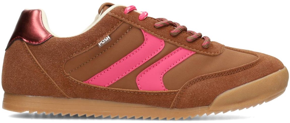POSH by Poelman SKYE Dames Sneakers - Bruin