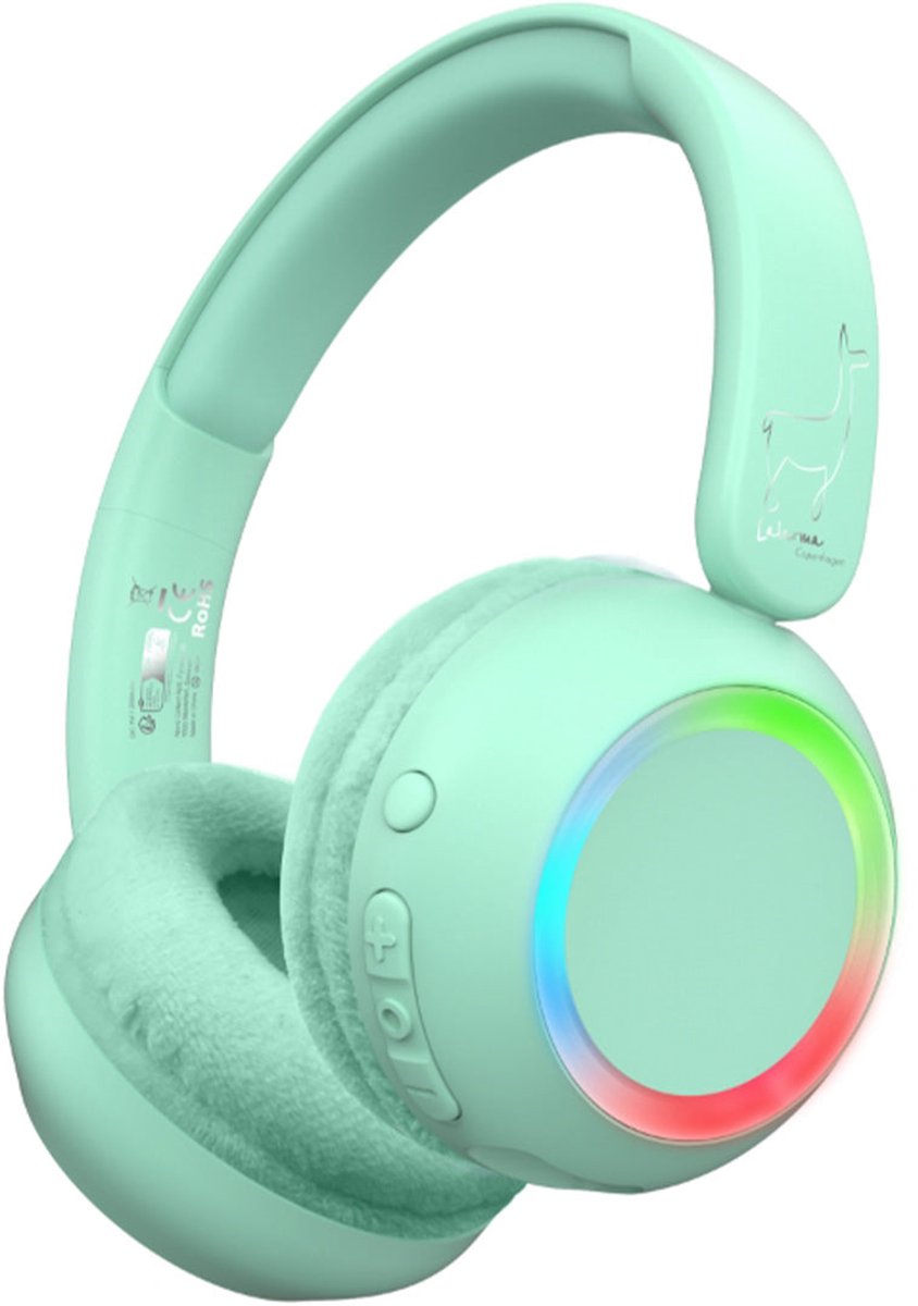 Lalarma Draadloze Hoofdtelefoon met verlichting - Mint
