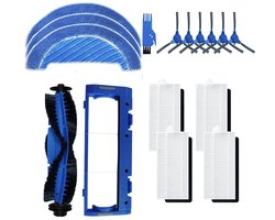 Reserveaccessoires en onderdelen - geschikt voor Cecotec Conga 1790 - 1090 - 990 - voor robotstofzuiger - VOOR Robotstofzuiger - Accessoireset - Vervangende - 16 stuks
