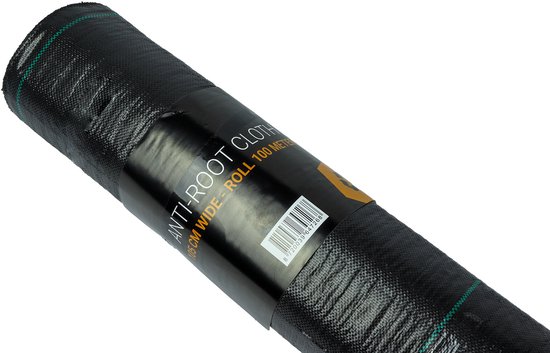 Wovar Anti worteldoek 105 cm breed | Rol 100 meter | Gronddoek