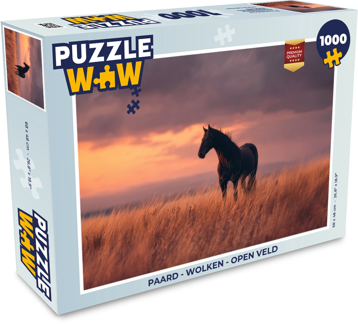 Paard - Wolken - Open veld