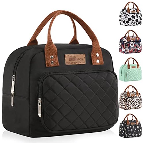 Koeltas - Roze / Wit | Lunchtas | Duurzaam Nylon | Fashion Favorite - Fashion Favorite