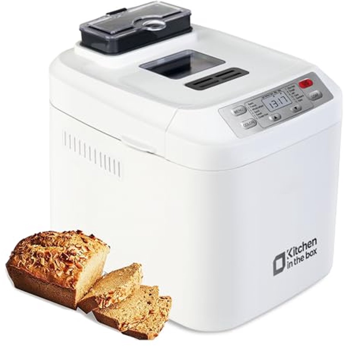 Broodbakmachine met automatische ingrediëntendispenser, 12 programma's, 900 g, 550 W