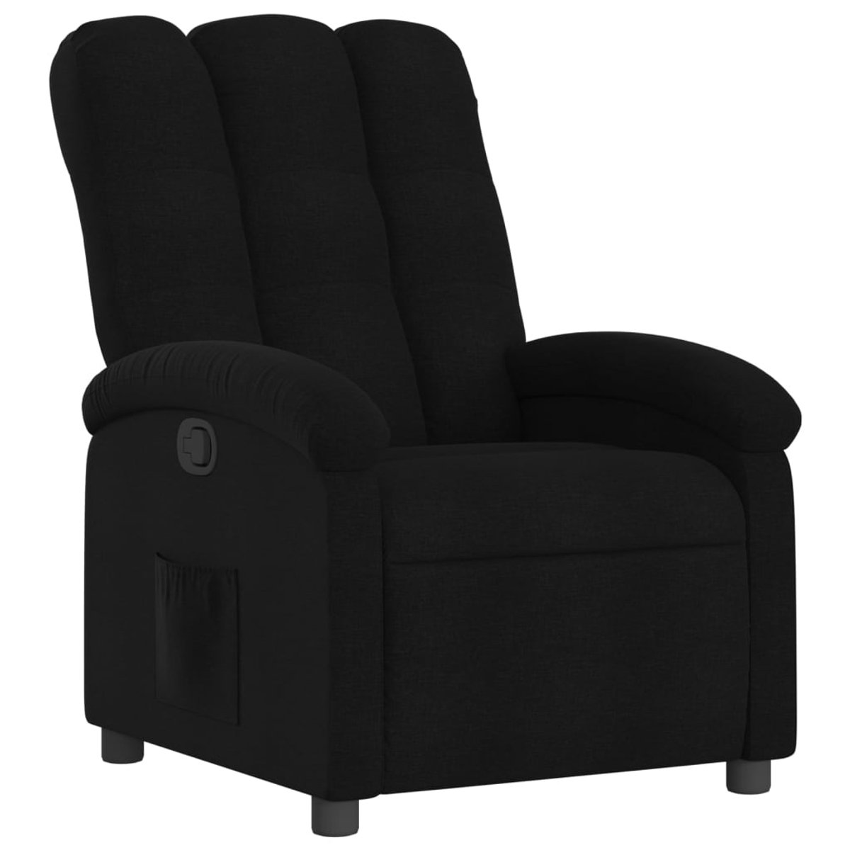 vidaXL Relaxfauteuil - Zwarte - Stof