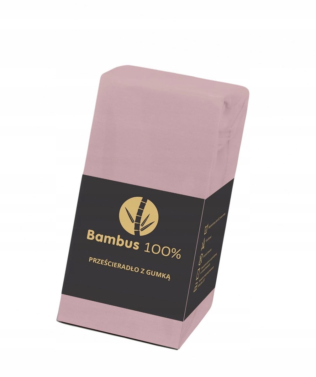 Fiki Miki Bamboe Hoeslaken met Elastiek 160x80/160x70 Roze