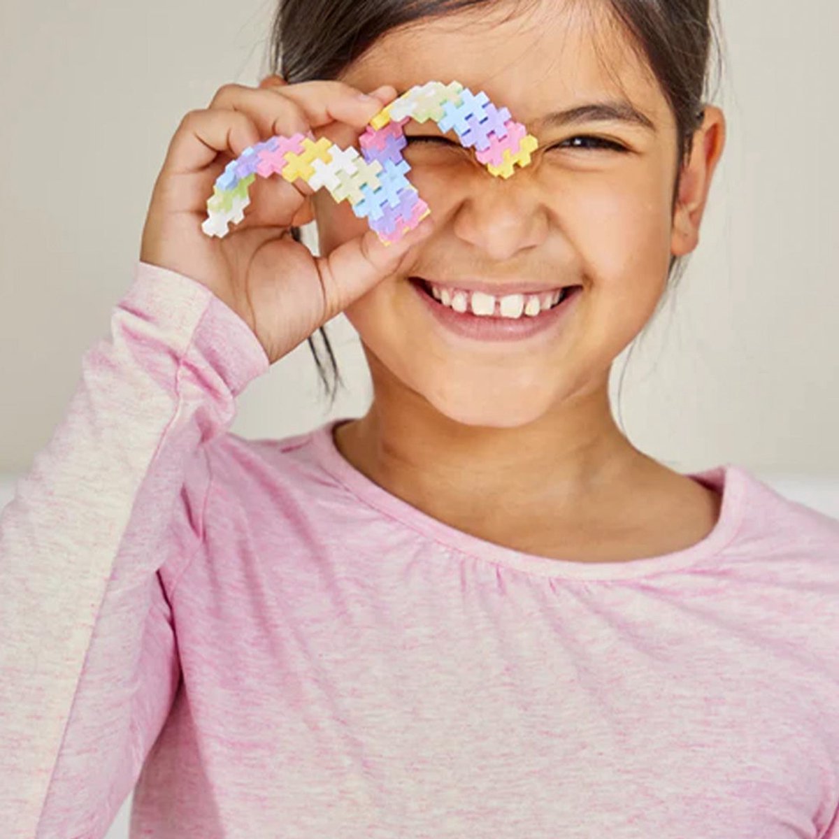 Plus-Plus Basic Pastel Paars 600 delige bouwset - 3312 - Bouwspeelgoed - Constructiespeelgoed - Set met bouwstenen - Vanaf 5 jaar — afbeelding 23