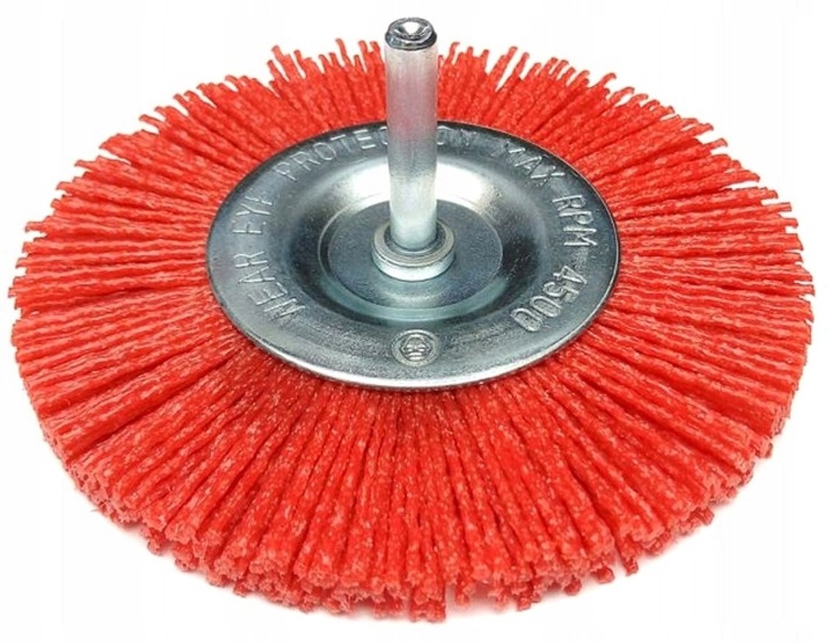 Nylon Borstel voor Boormachine - 100mm Schijf voor Metaal & Hout