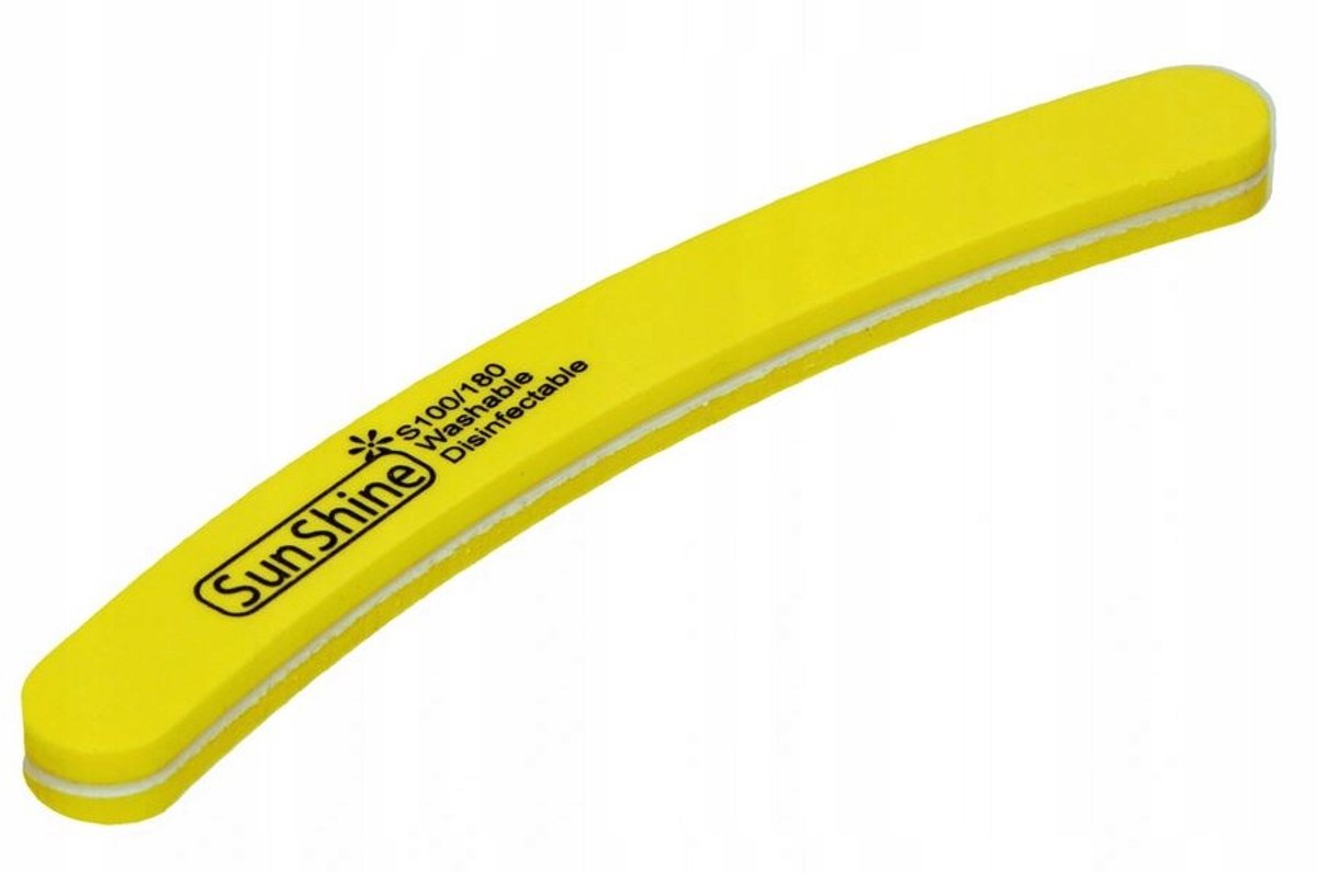 Nagelvijl Bananenmodel 100/180 Mix Kleuren