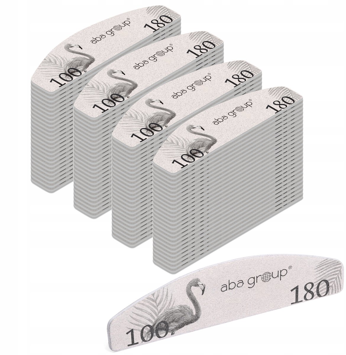 Aba Group Mini Nagelvijl Halve Maan 100/180 Slim - 100 Stuks