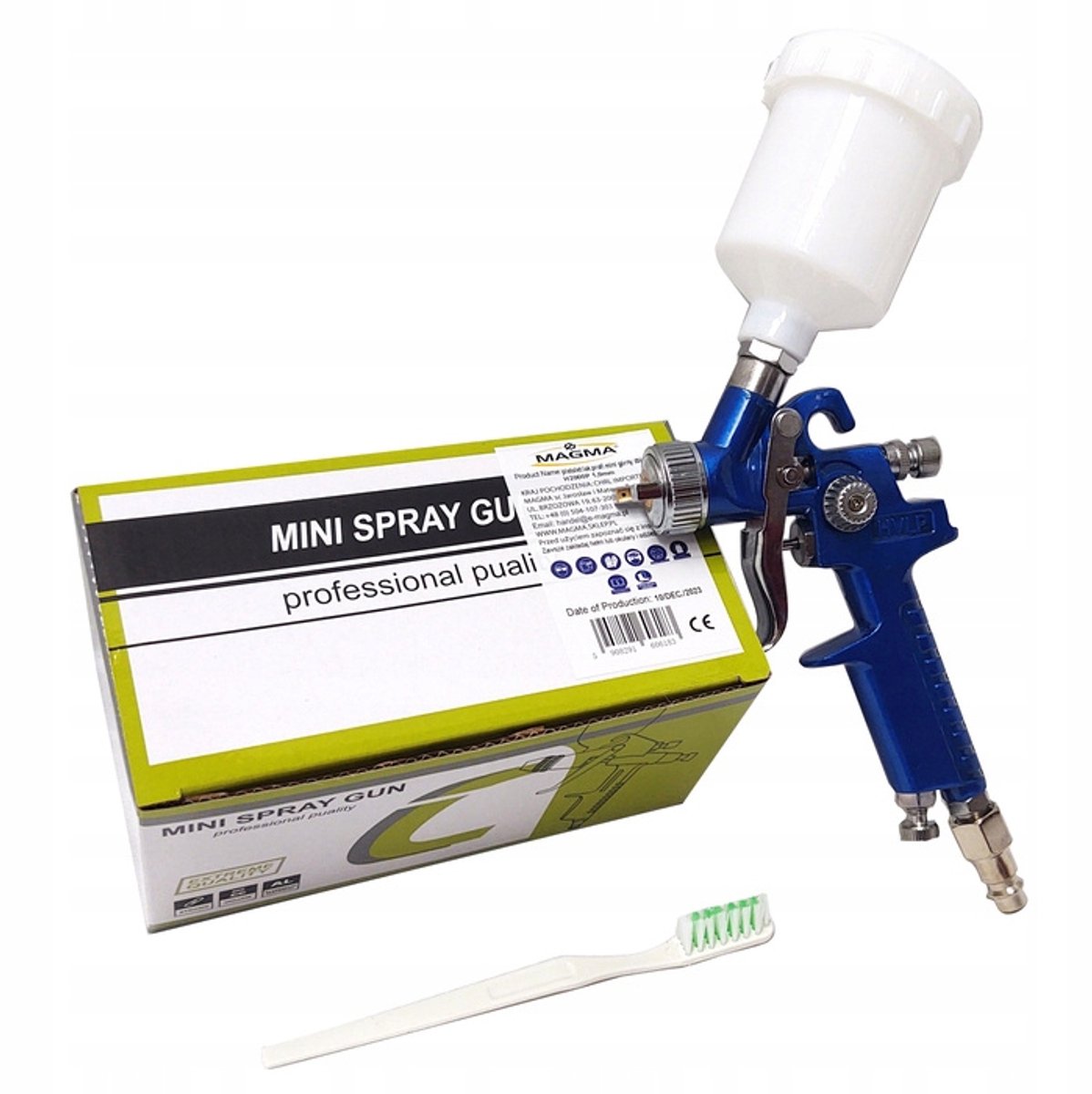 Magma MINI PROFI Spuitpistool voor Spot Repair, 1mm Mondstuk