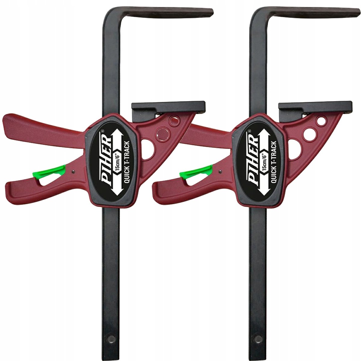 Piher P52106 Snelspanklem T-Track 22cm 60kg Set bevat 2