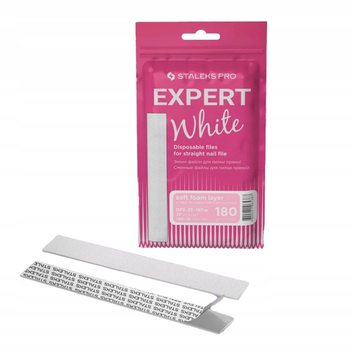 Staleks Expert 30x Verwisselbare Nagelvijl Opzetstukken 180 Grit