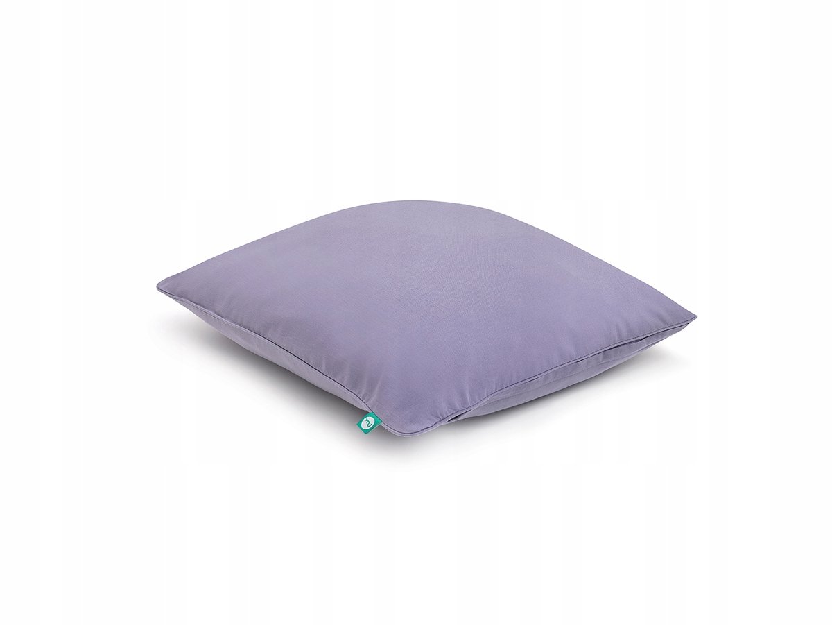 Basic Kussenhoes Lila - 30x60 cm - 100% Katoen met Rits