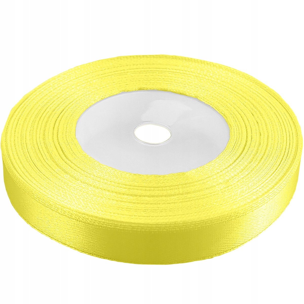 Gele Satin Lint 12mm - 32 Meter Rol