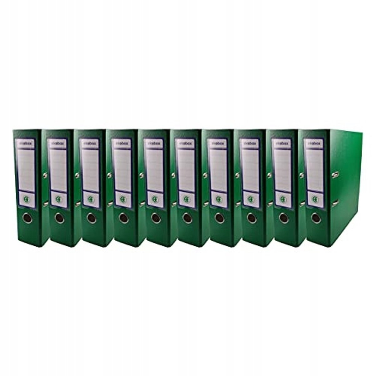Ekobox Ringband A4 PP Groen 80mm - 10 stuks