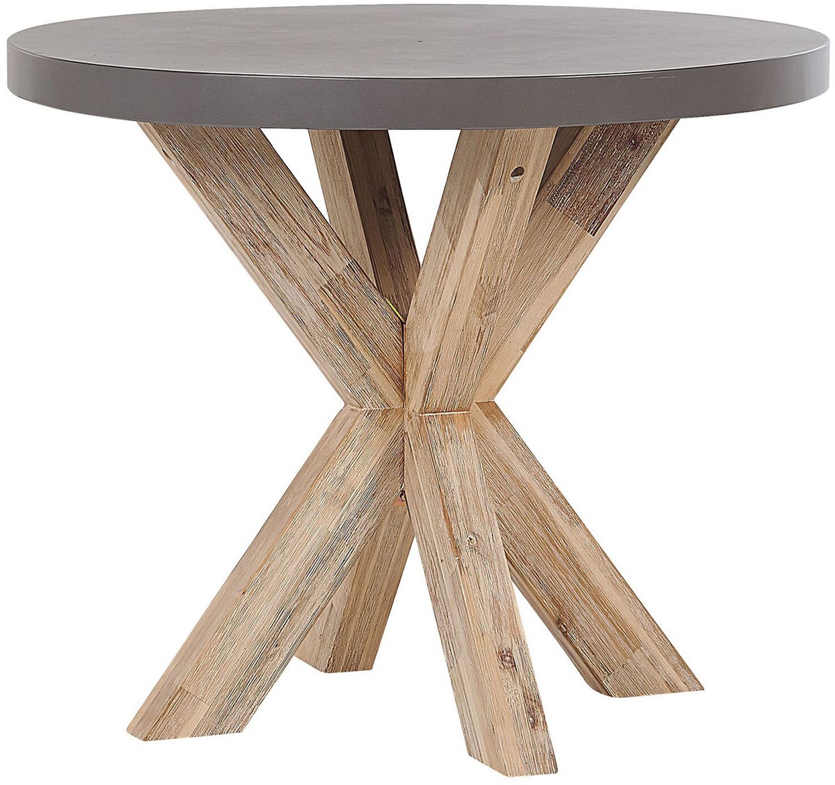 Beliani OLBIA - Tuintafel - grijs - Vezelcement