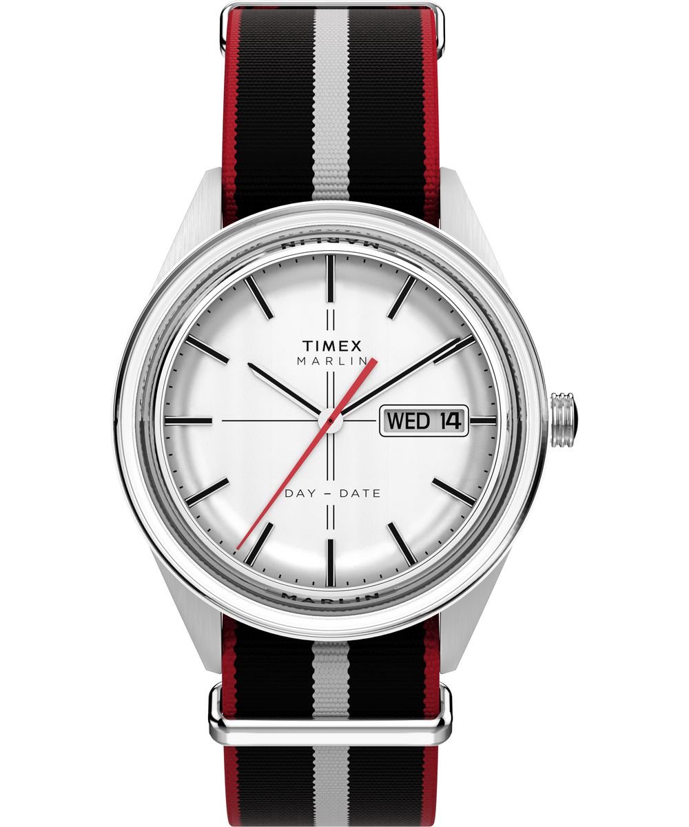 Timex Marlin Jet TW2Y37300 Horloge - Textiel - Zwart - Ø 38 mm
