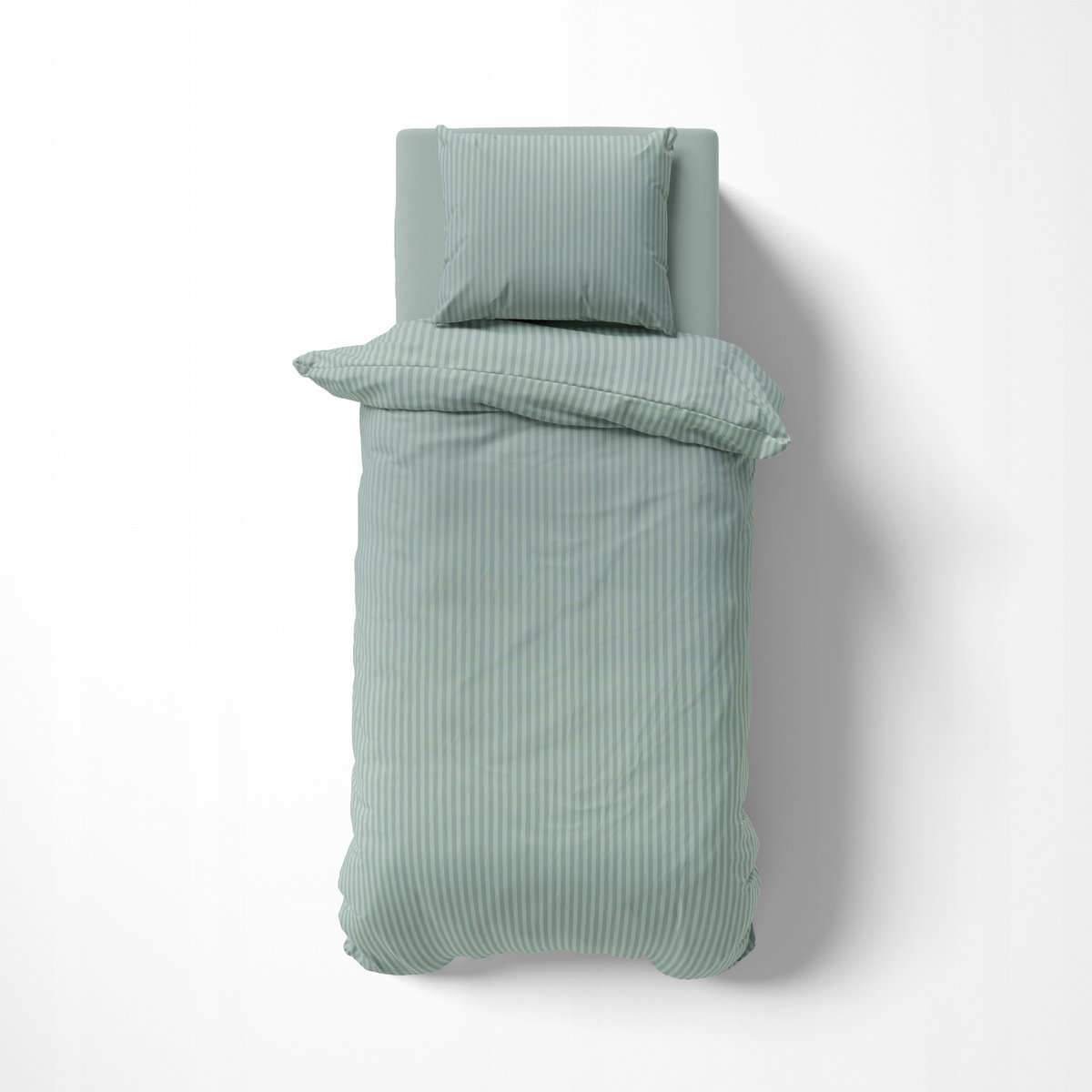 Mintgroen Adamas Damast Beddengoed 140x200cm + 70x80cm
