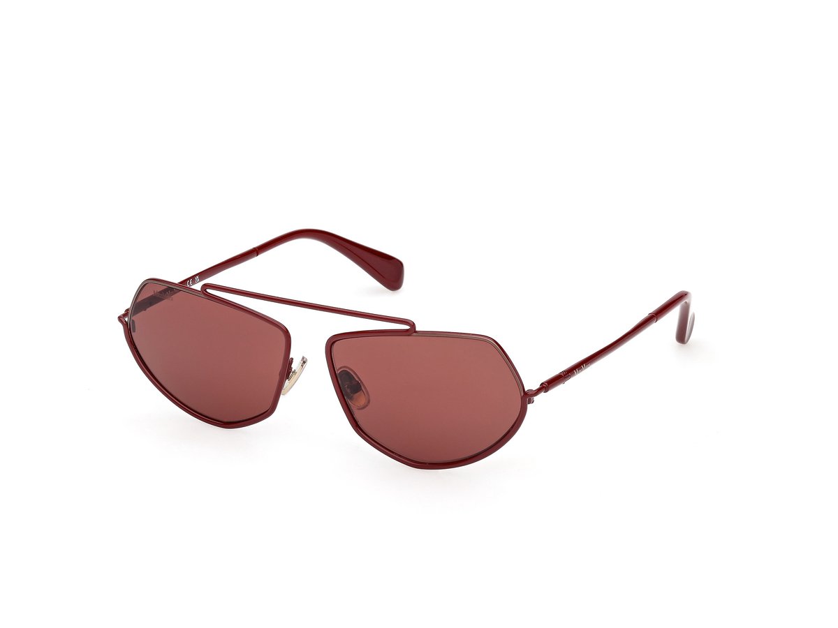 Maxmara MM0165 Shiny bordeaux 60/14/135 WOMAN Zonnebrillen