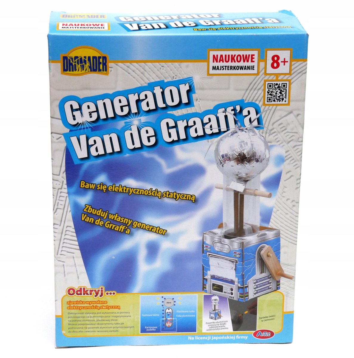 Van de Graaff Generator - Doe-het-zelf Elektrostatica Kit voor Kinderen