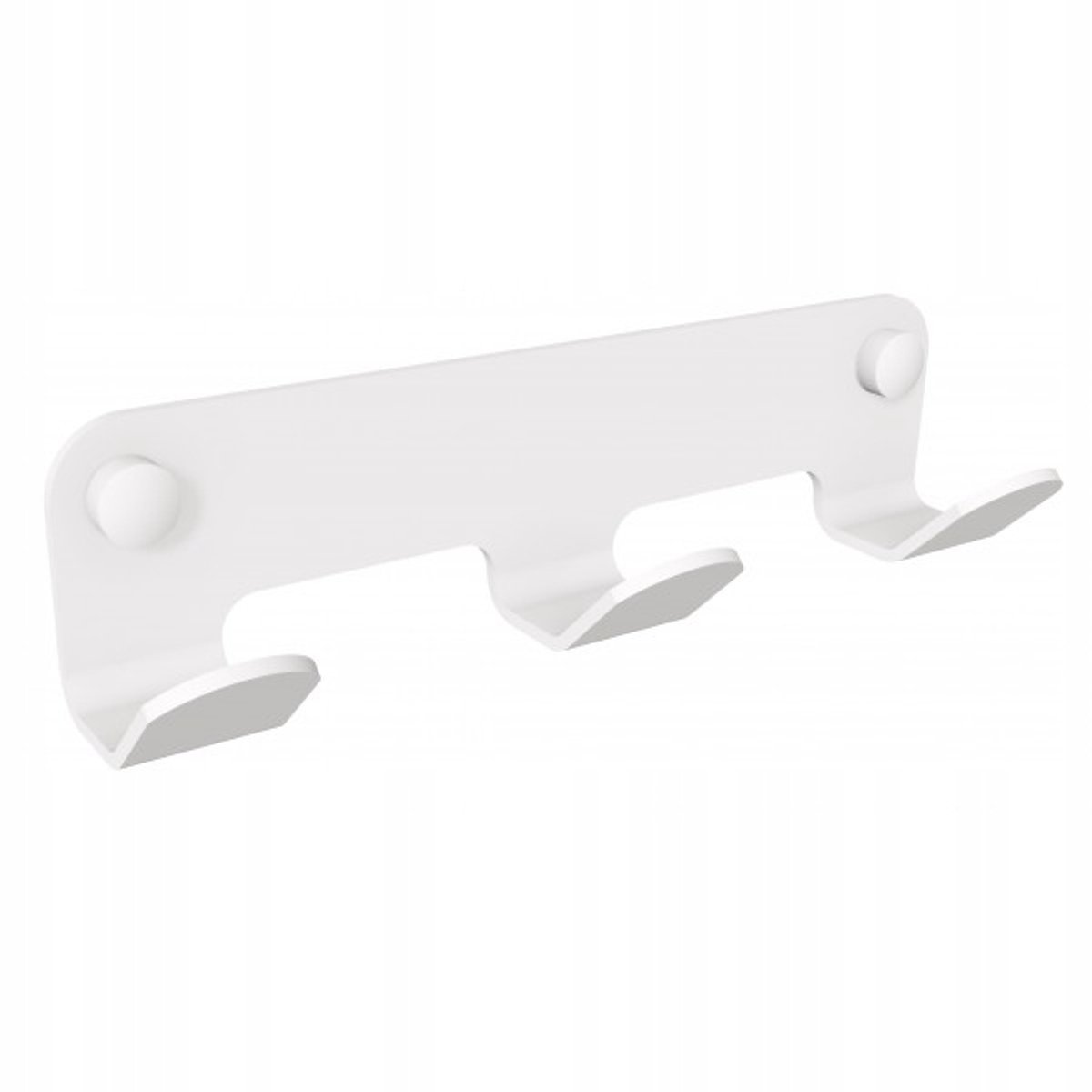 Andex Wandhaak RVS Wit - 3 Haken - 152mm