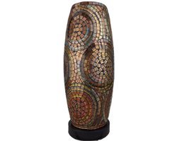 MigoStyling - Mozaik - Oosterse - Arabische - Marokkaanse - Decoratieve - Tafellamp - Slaapkamer - Woonkamer - Arabi - Hoogte 45 cm
