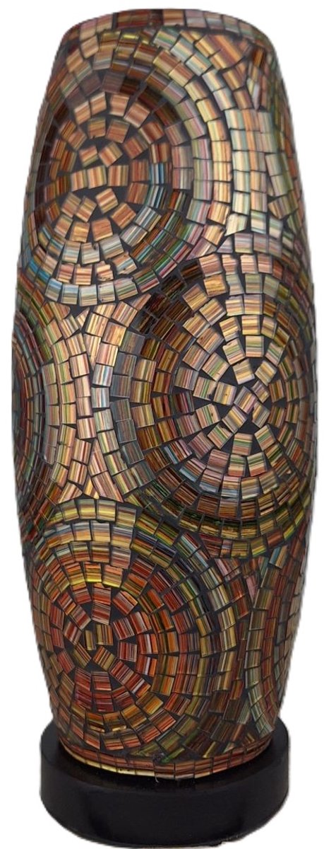 MigoStyling - Mozaik - Oosterse - Arabische - Marokkaanse - Decoratieve - Tafellamp - Slaapkamer - Woonkamer - Arabi - Hoogte 45 cm