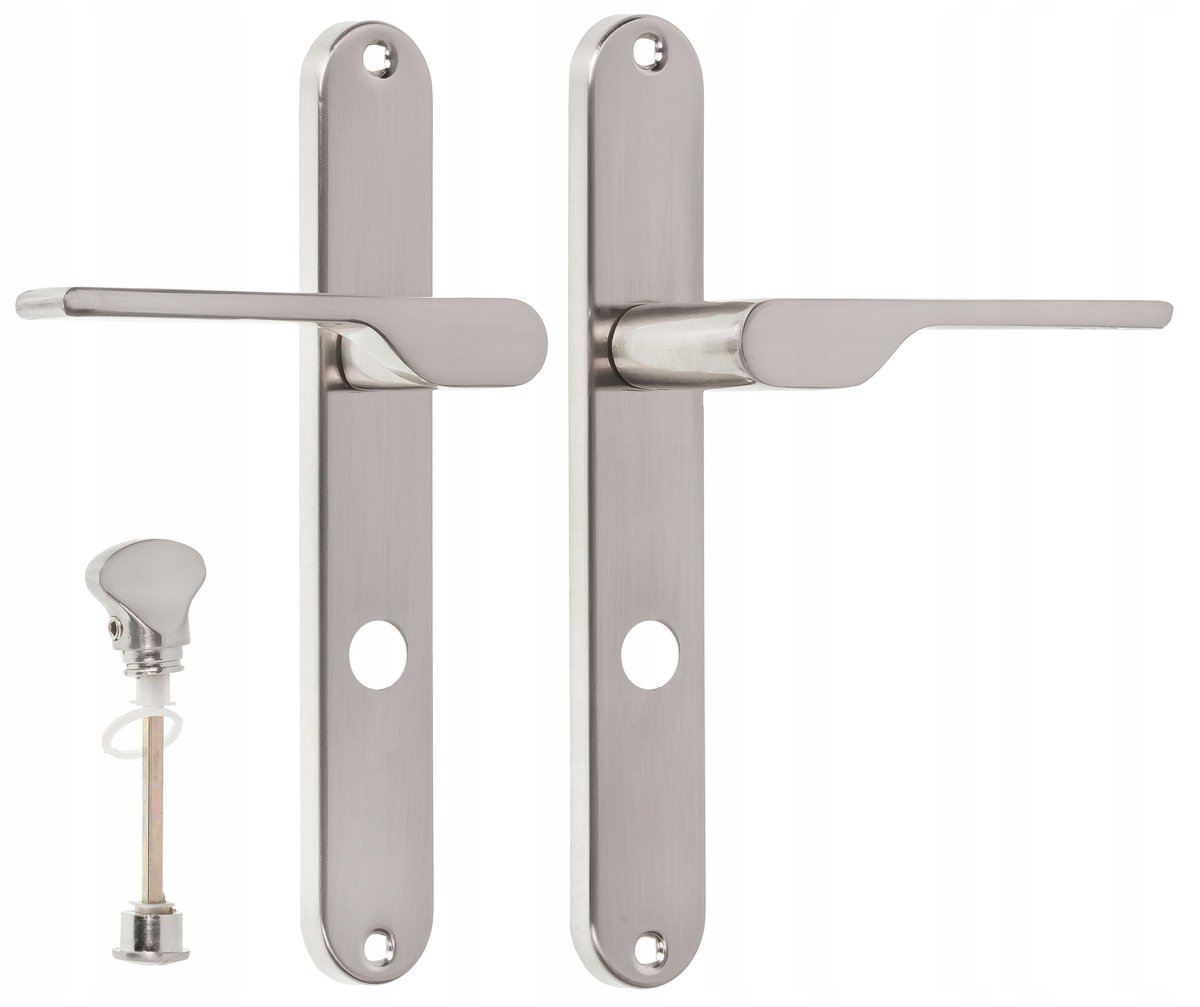 KITOX Rita Wc Deurklink - Mat Zilver, 72mm PC
