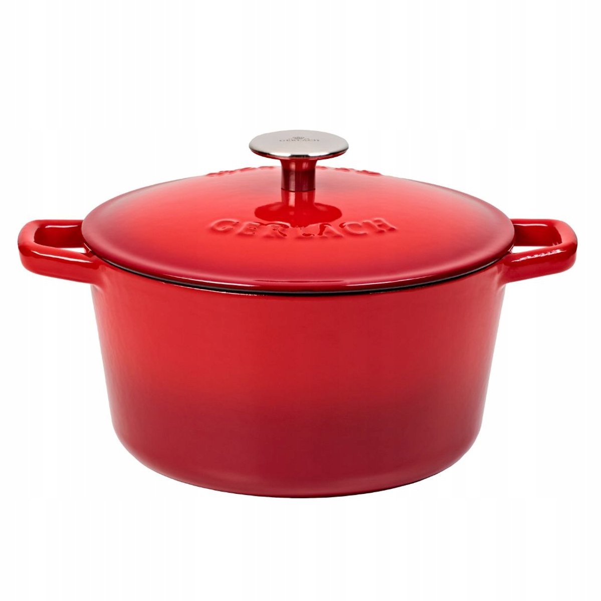 Gerlach NATUR IRON gietijzeren pan 3L - rood, 21cm