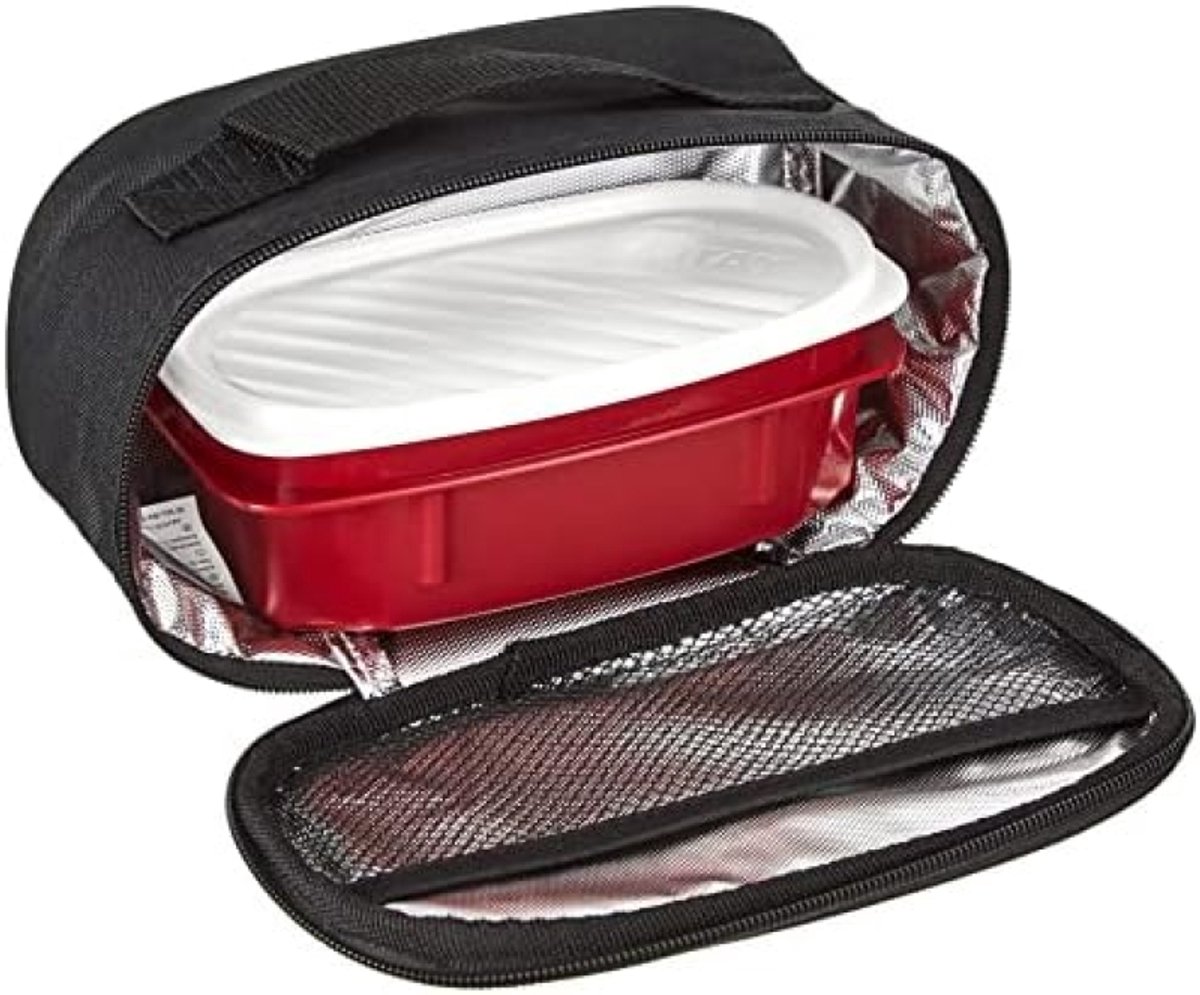 PromoHome Geïsoleerde Lunchtas met Bewaarbakje - Compacte draagtas voor onderweg
