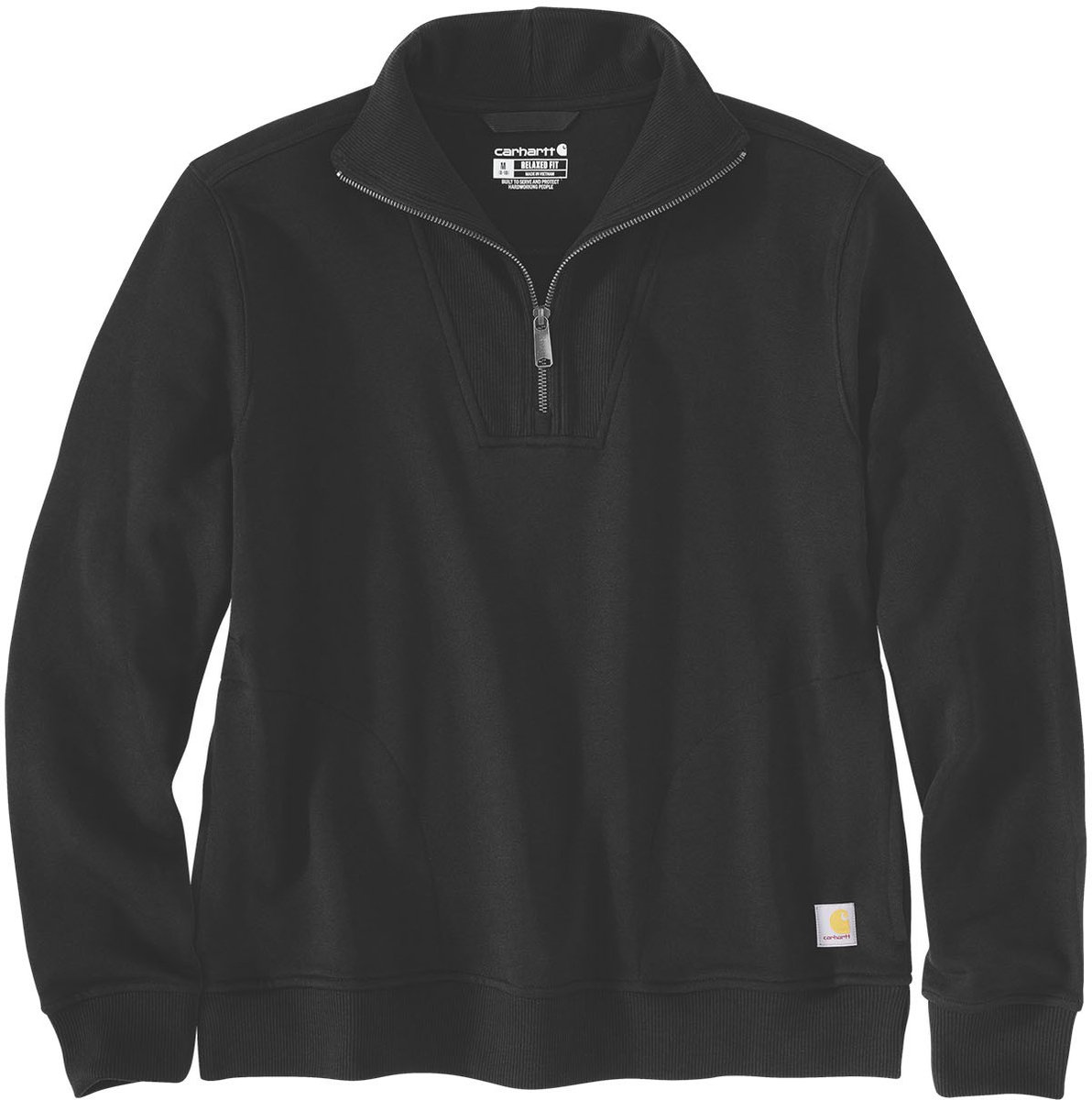 Carhartt Damen Fiber Series Half-Zip Sweatshirt 106451 -M Zwart