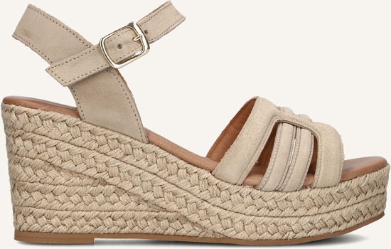 Notre-V As-14372 Sandalen - Met Sleehak - Dames - Beige - Maat 37