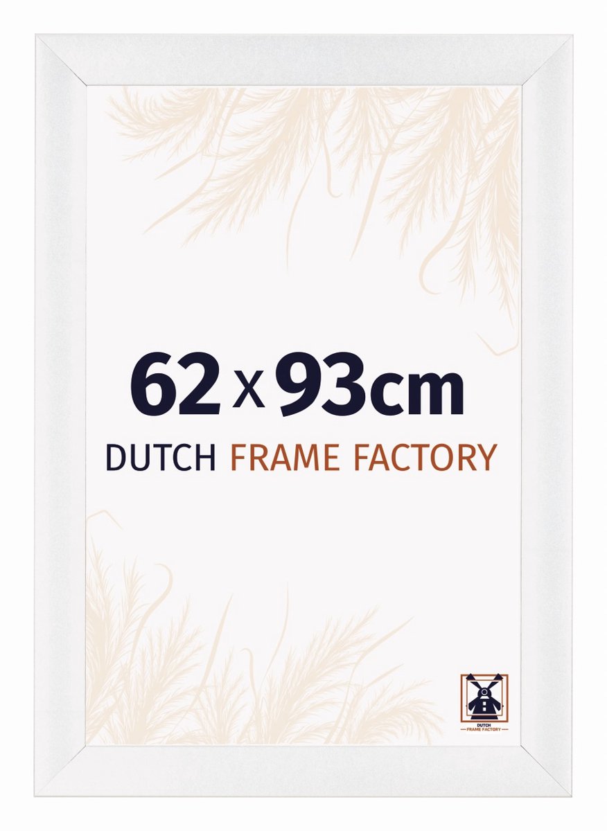 Dutch Frame Factory Fotolijst 62x93 cm - MDF - Wit Hoogglans - Praag