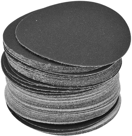 Allecto plus - 50 stuks Klittenband Schuurschijf 75mm voor Slijpen en