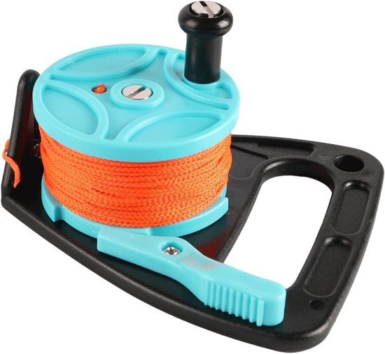 Allecto plus - Duikhandvat Reel Lijnhaspel 150ft voor Diep Duiken - Accessoires voor Wrakonderzoek en Grotduiken — afbeelding 2