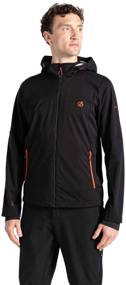 Dare2b Mountaineer Softshelljack Zwart XL Man