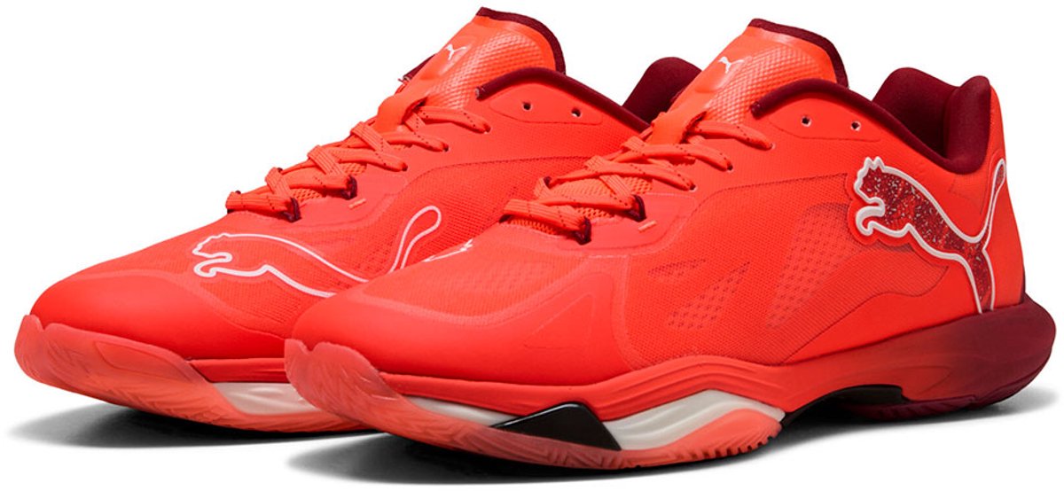 Puma indoor schoenen Low Vantage Nitro 108294 Glowing -Puma -Dark Crimson-Puma -42 Zwart