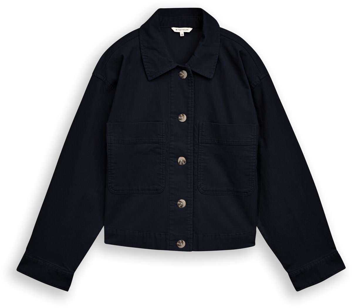 Tom Tailor - Groot corduroy jack - Maat 44 - Lunar Eclipse