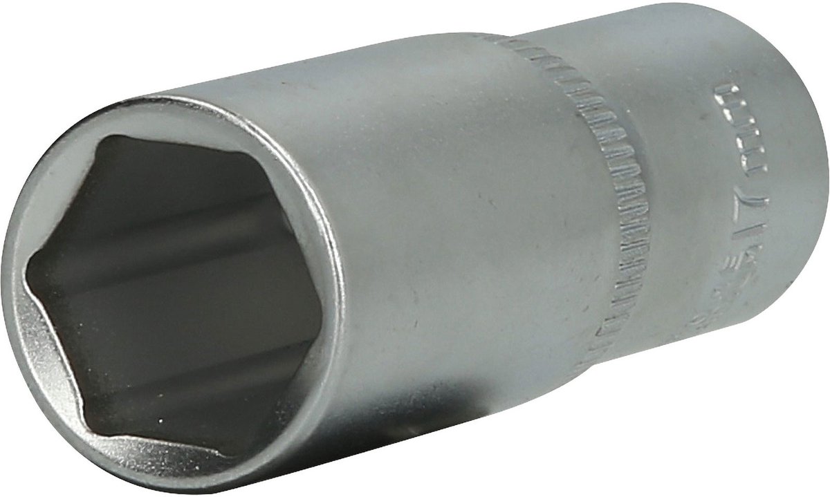 BRILLIANT TOOLS 3/8" zeskant dopsleutel lange uitvoering 17 mm BT021828