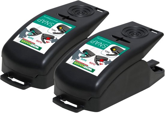 ASPECTEK 4 stuks humane muizenvallen binnenshuis - Live Catch No Kill muisval, herbruikbare muisvanger voor thuis, keuken, garage, zolder en schuur