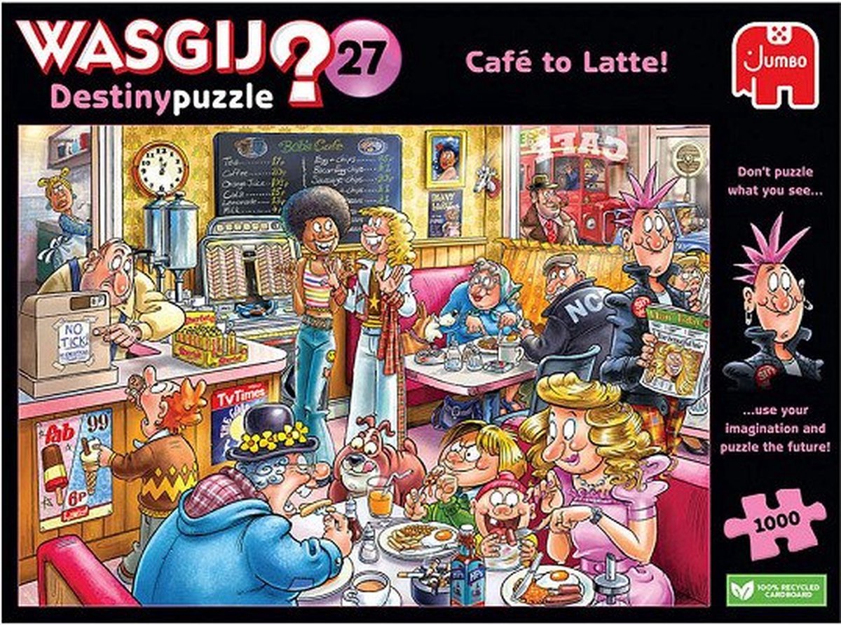 Wasgij Destiny 27 - Van Cafetaria Naar Koffiebar! - 1000 stukjes puzzel - Legpuzzel — afbeelding 7