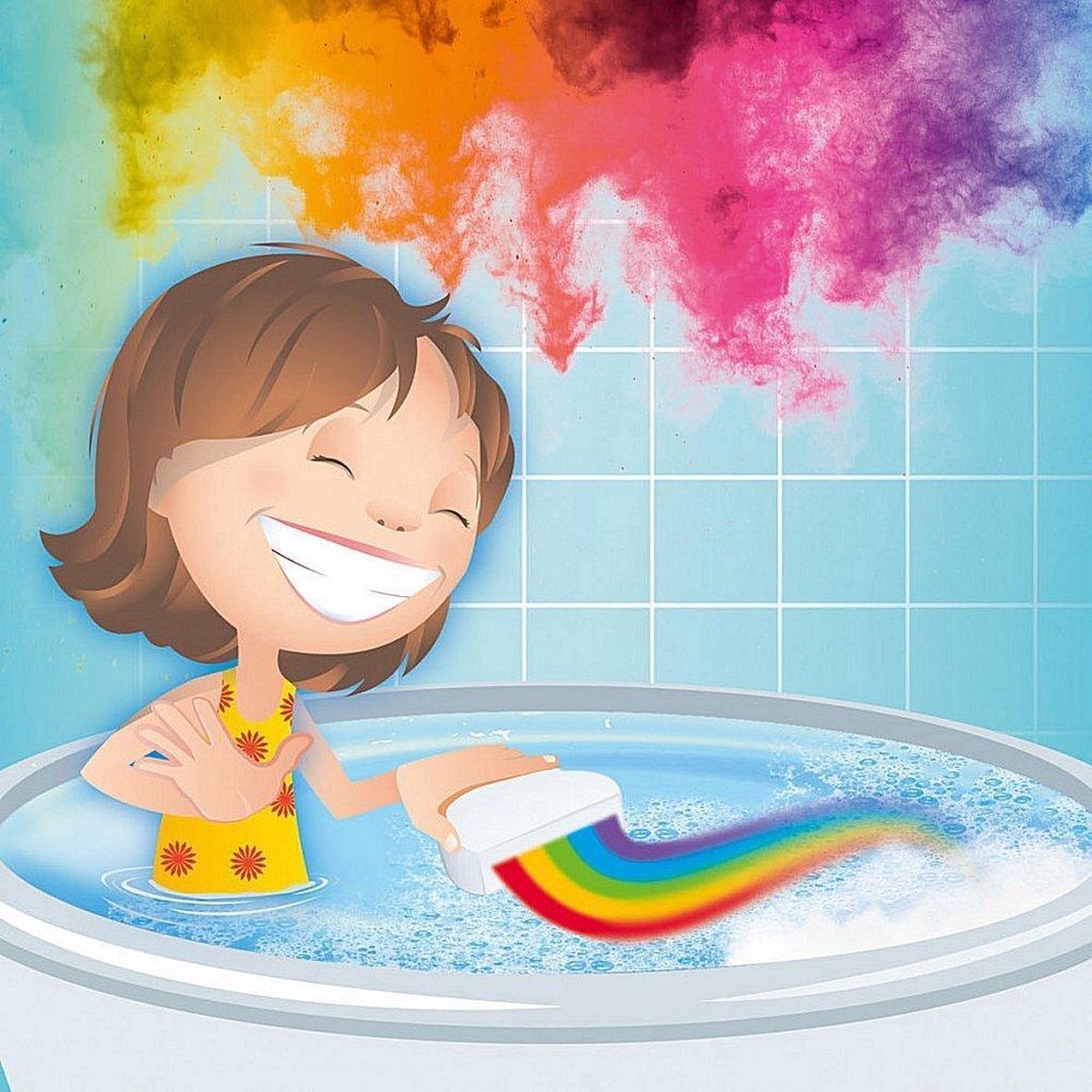 Glibbi Boom Regenboog - Badbom - vanaf 3 jaar - dermatologisch getest — afbeelding 8