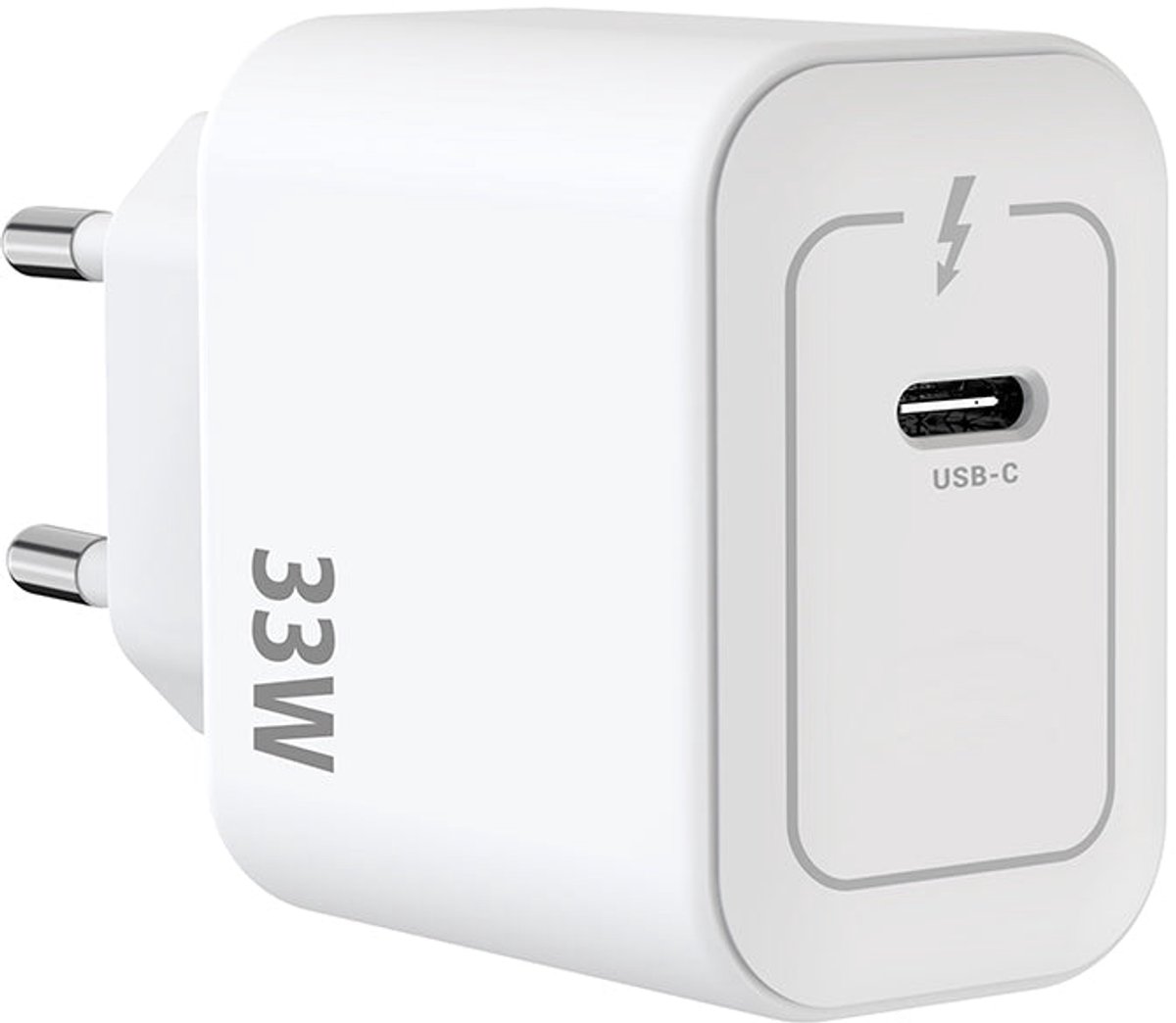 Rixus RXHC33 GaN USB-C Power Adapter 33W White