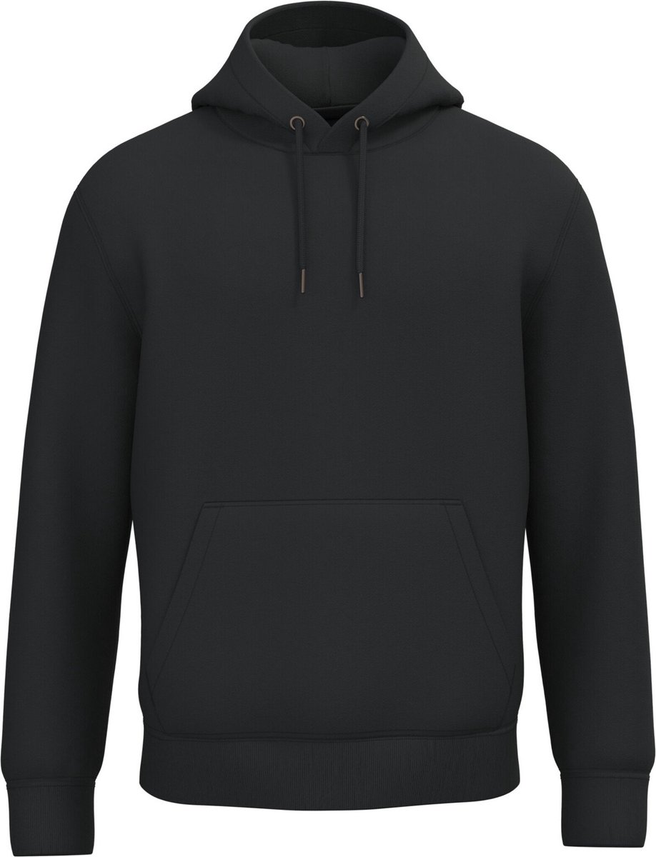 Native Spirit Ecologische uniseks sweater met capuchon NS444 - Black - L