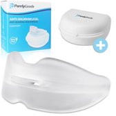 PurelyGoods® Gouttière Anti-Ronflement Confort – Appareil Anti-Ronflement – Pour Homme et Femme – Universel – Transparent