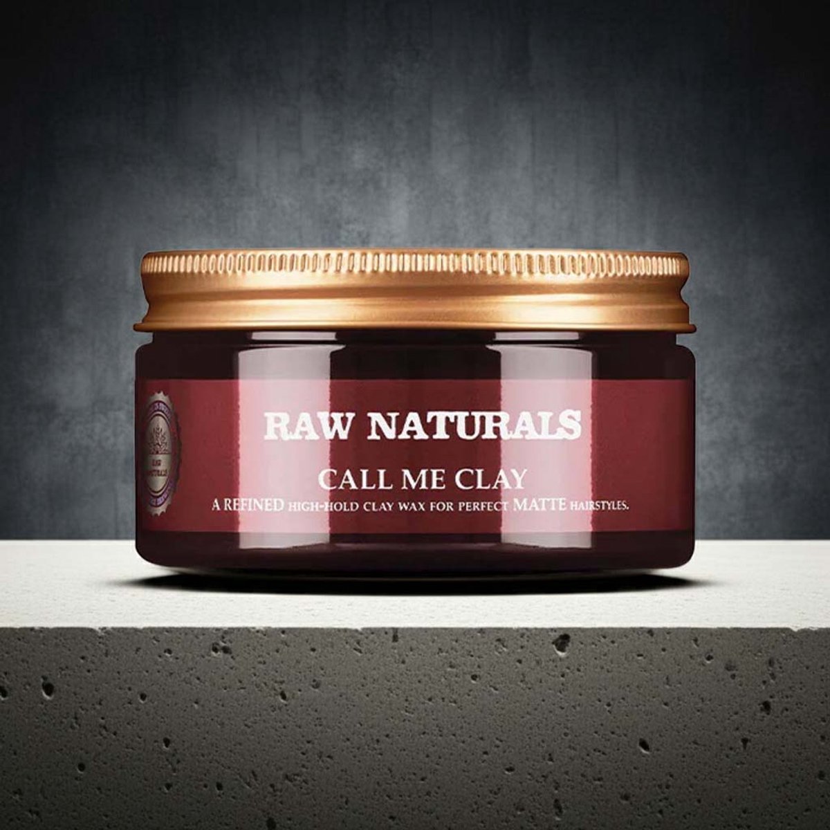 Raw Naturals - Haarklei voor een Matte Look en Stevige Hold - Call Me Clay 100ml