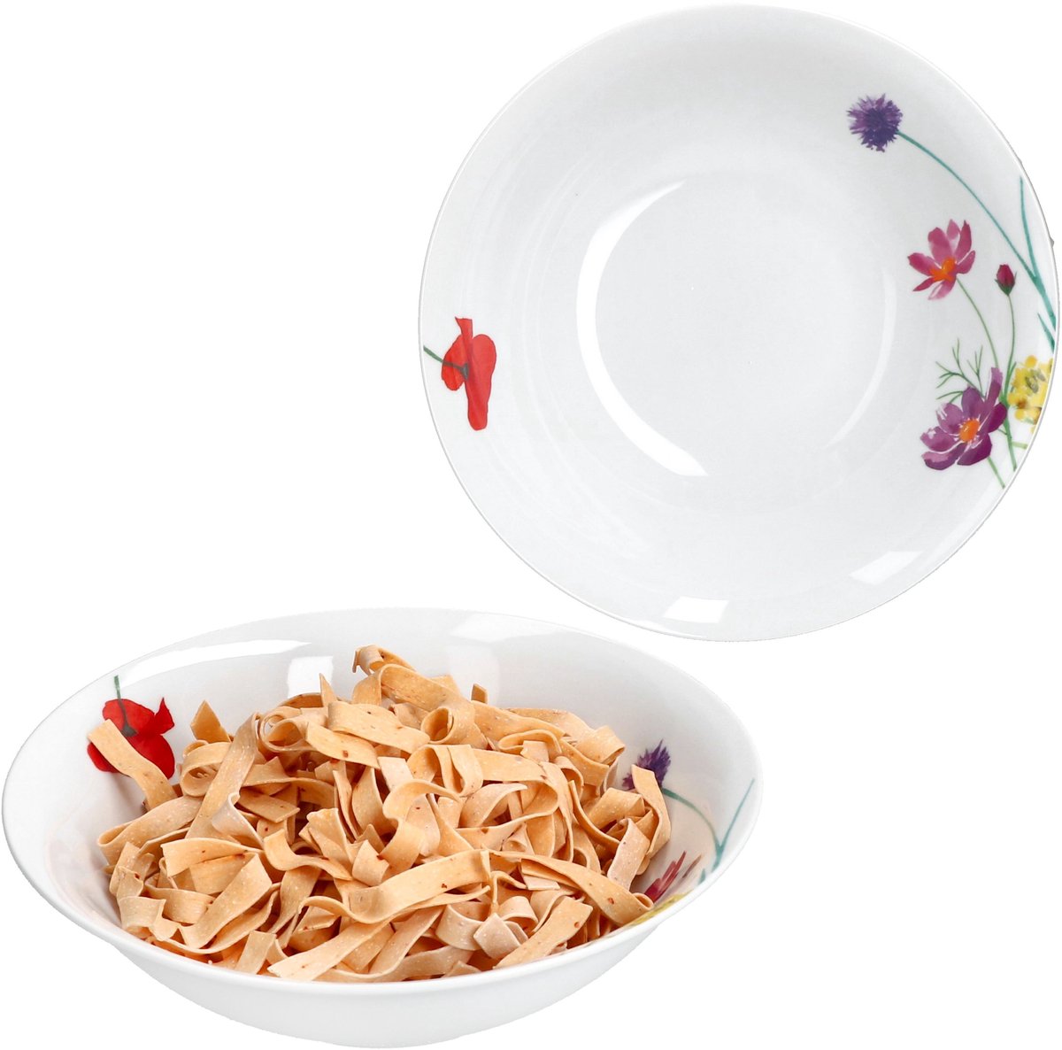 Set van 2 MARIE serveerschalen Ø20,5 cm van porselein