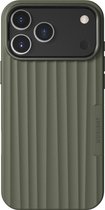 Nudient Bold MagSafe Case geschikt voor Apple iPhone 17 Pro Max Olive - Groen